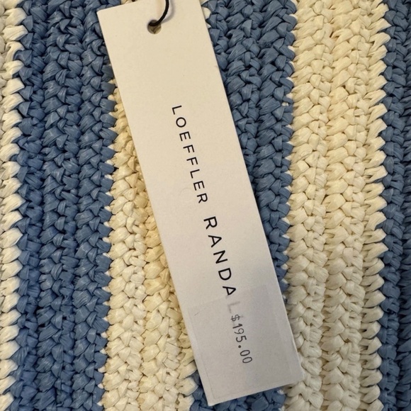 Loeffler Randall Orion Crochet Raffia Bag NWT - Picture 3 of 7